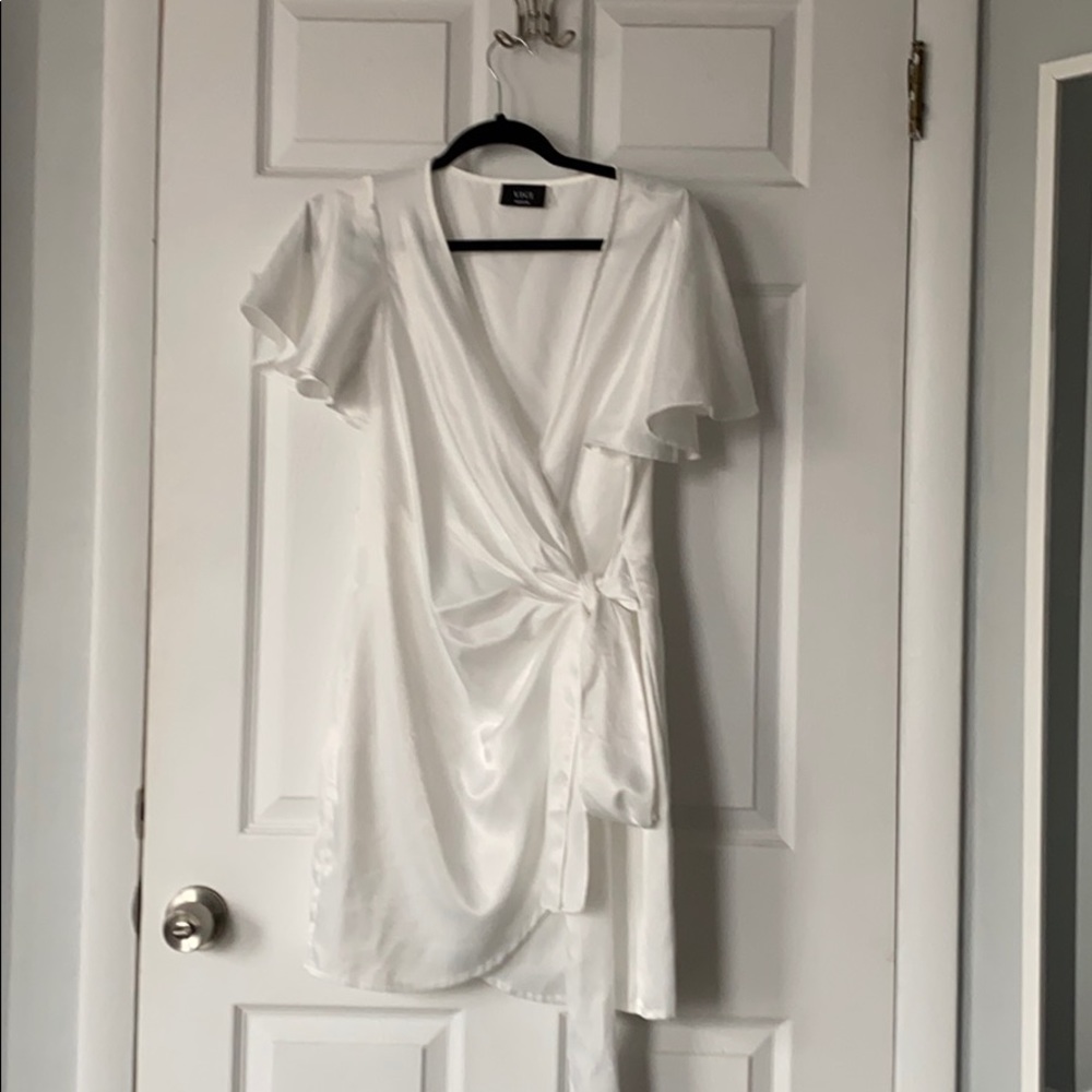 COPY - Satin wrap dress